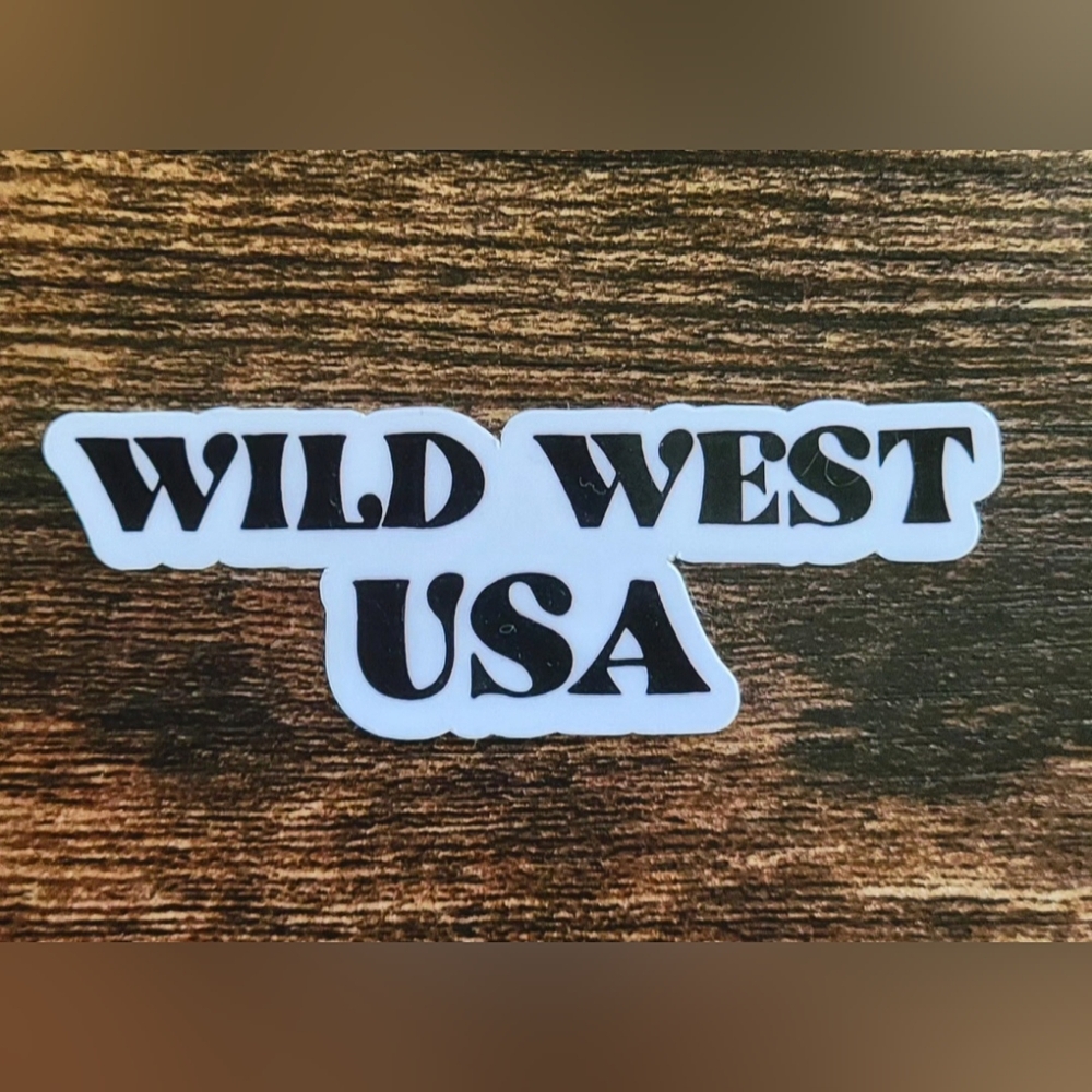 Wild West USA Sticker